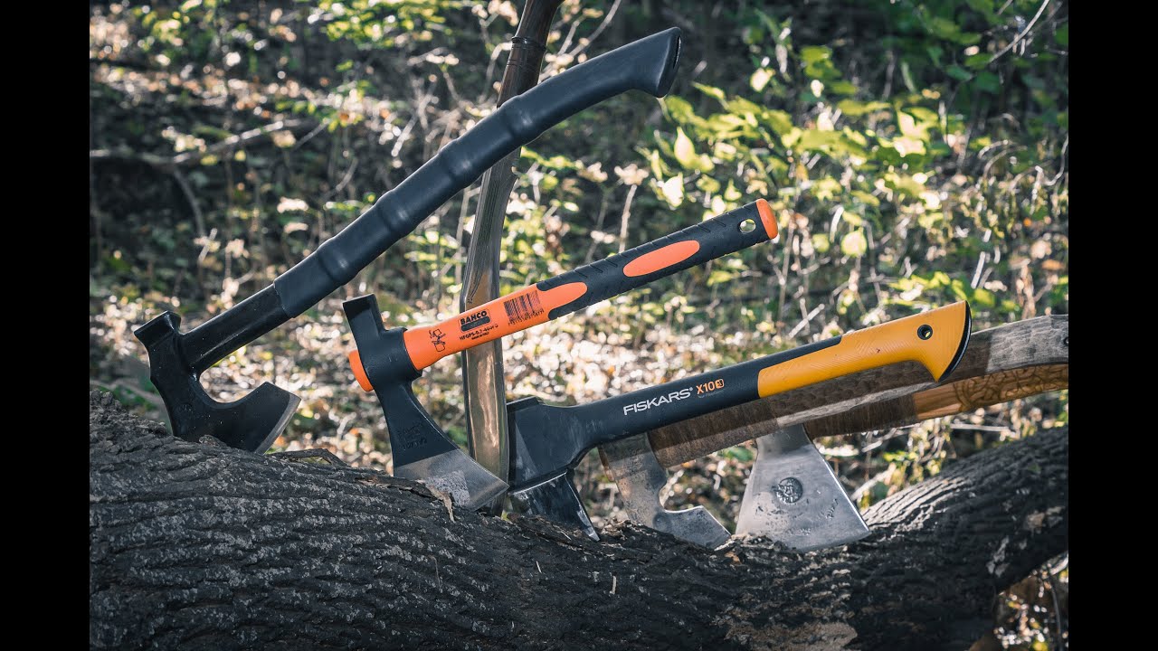 Викинг от Алекса Хадура, Fiskars X10, топор Bahco, советские топоры и кукри. Любительское сравнение.