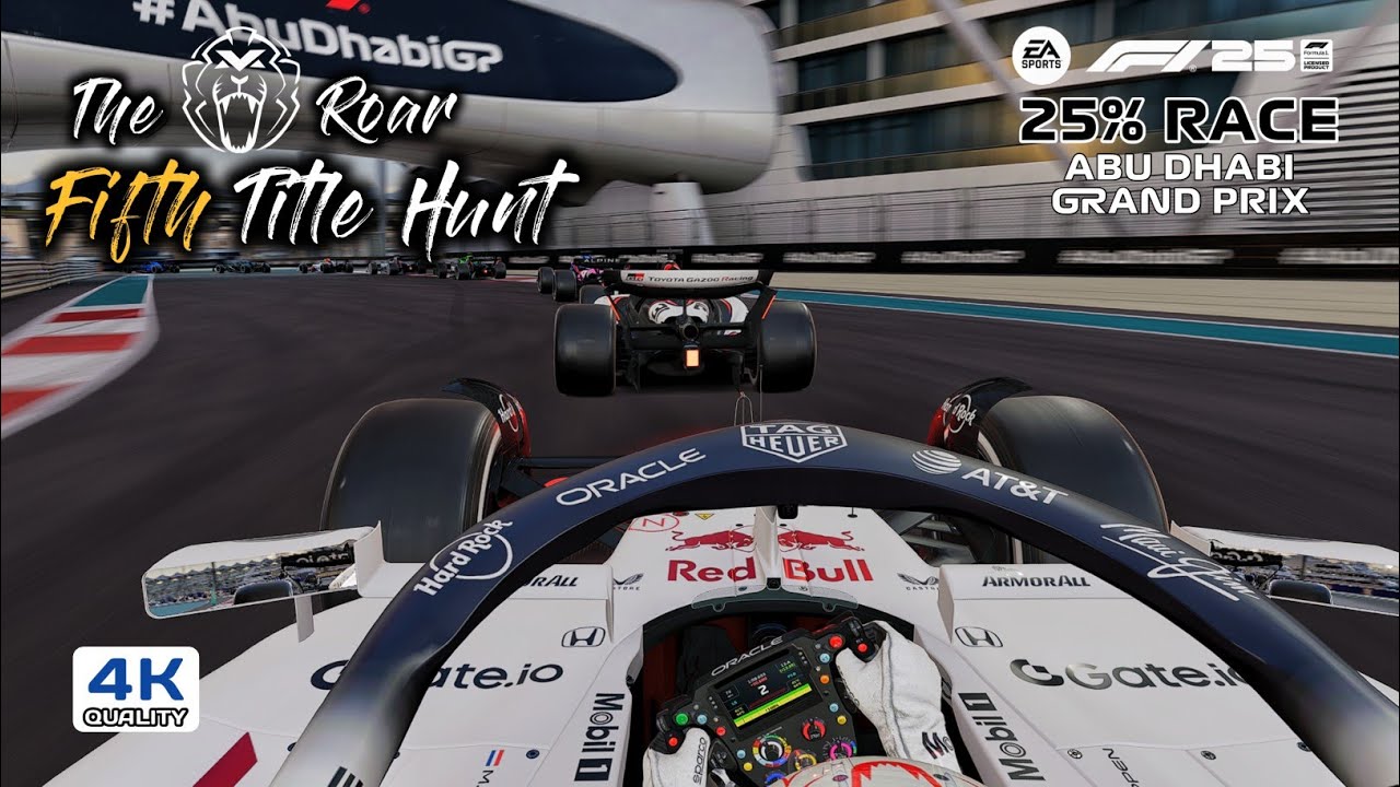The Lion's Roar | Max Verstappen - Hunt For 5th Title | F1 25 Gameplay Abu Dhabi Grand Prix
