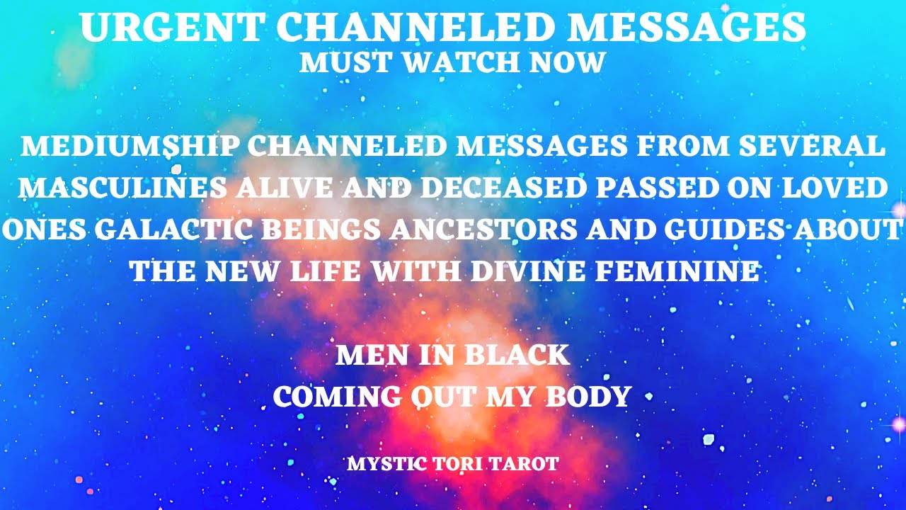 🚨🗣URGENT MEDIUM CHANNELING OF DIVINE MASCULINES DECEASED SPOUSES GALACTIC BEINGS &  ANCESTORS