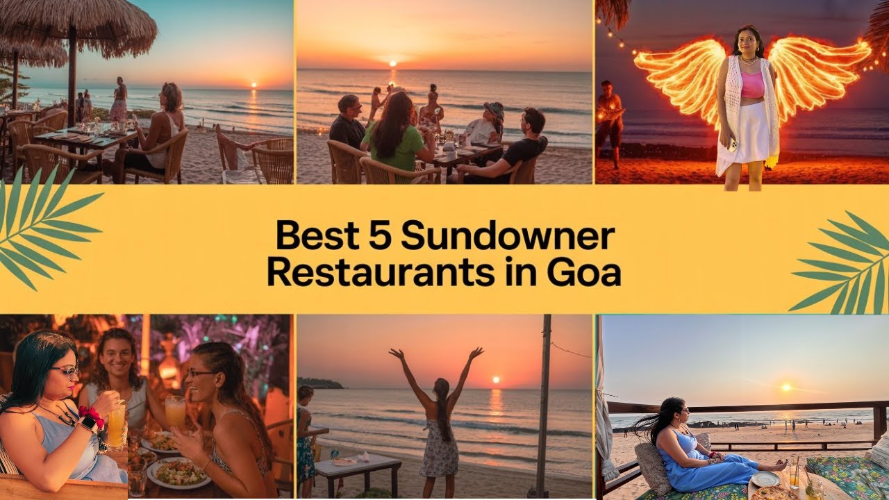 5 Best Restaurants in North Goa|Beach Front Restaurants in Goa|North Goa