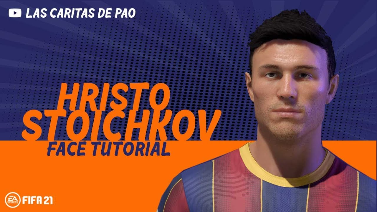 How to create Hristo Stoichkov face FIFA 21 | pro clubs | clubes pro