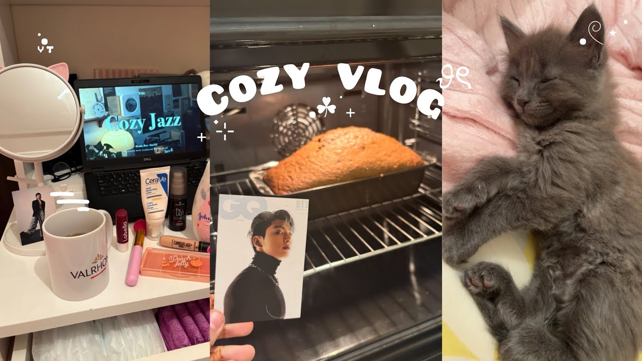 my cozy calm day 🌿 | english class & mini solo vlog