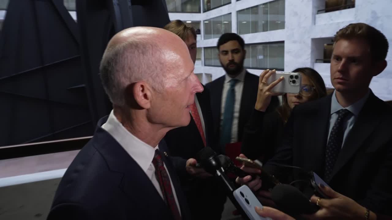 Rick Scott reacts to Charlie Kirk shooting