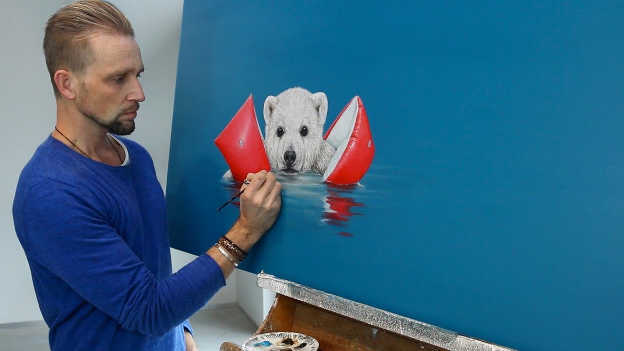 Making of Stray | a painting by Marcel Witte
