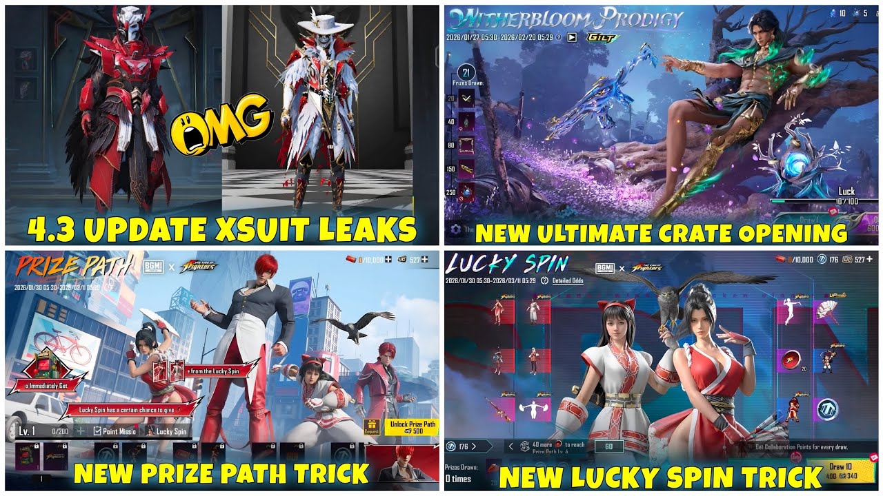 Blood Ravan Xsuit Back | 4.3 Update Xsuit Leaks | New Ultimate Crate Opening | New Prize Path Trick