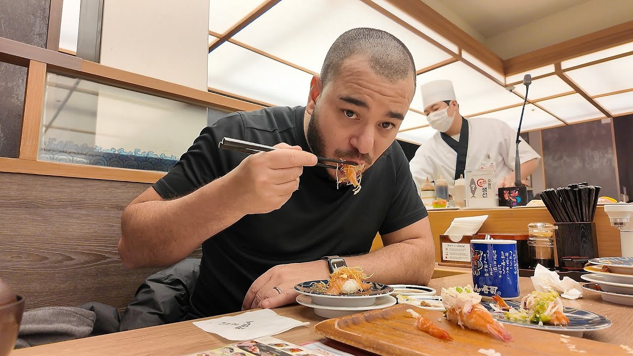 D&Eacute;GUSTATION DE SUSHI FRAIS ! (VLOG COR&Eacute;E DU SUD)