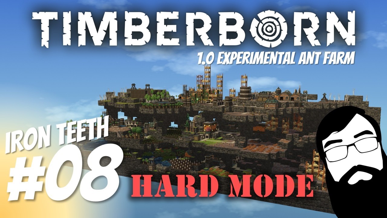 Let's build our first reservoir! Timberborn 1.0 Experimental Iron Teeth Episode 08