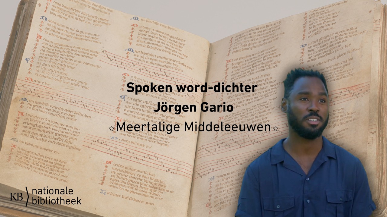 Spoken word-dichter Jörgen Gario | Meertalige Middeleeuwen | KB nationale bibliotheek
