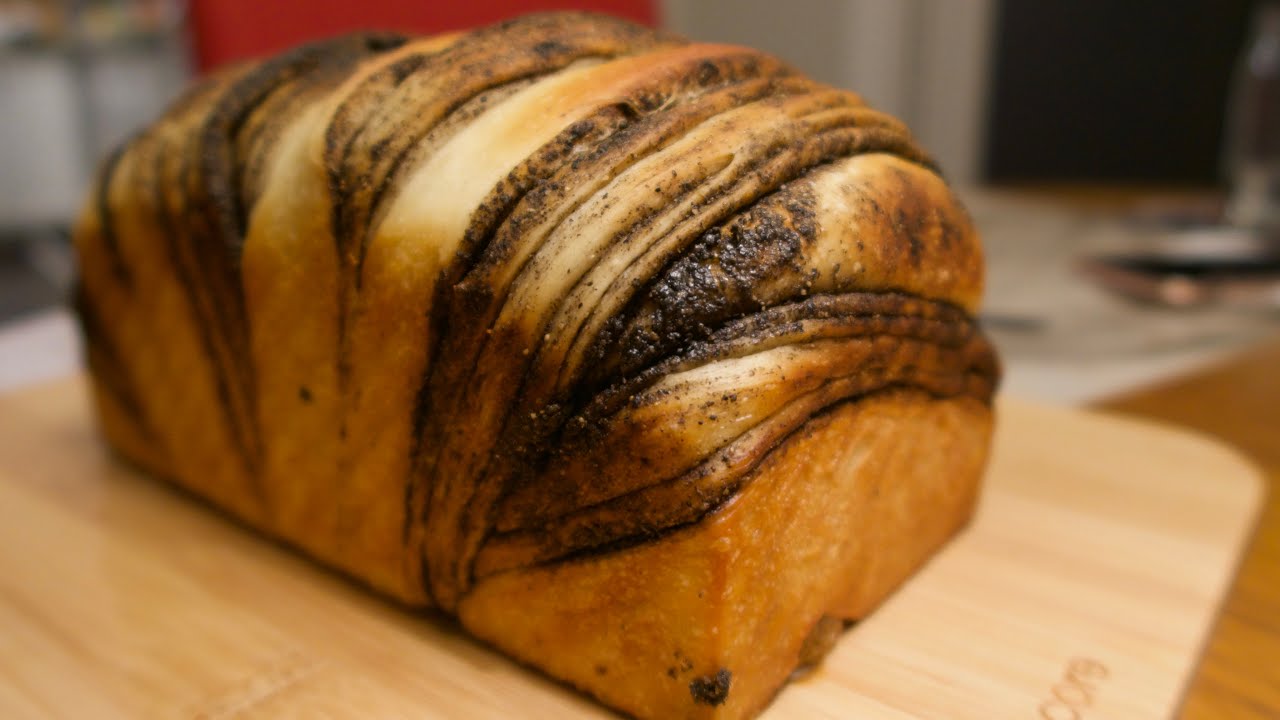 漩渦黑芝麻麵包 Black Sesame Swirl Bread Recipe