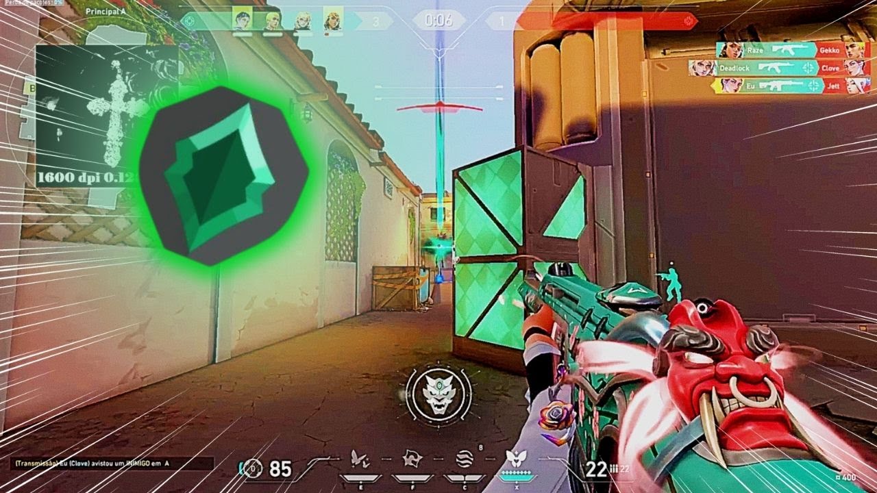 minha 1° partida no ASCENDENTE... (Valorant)