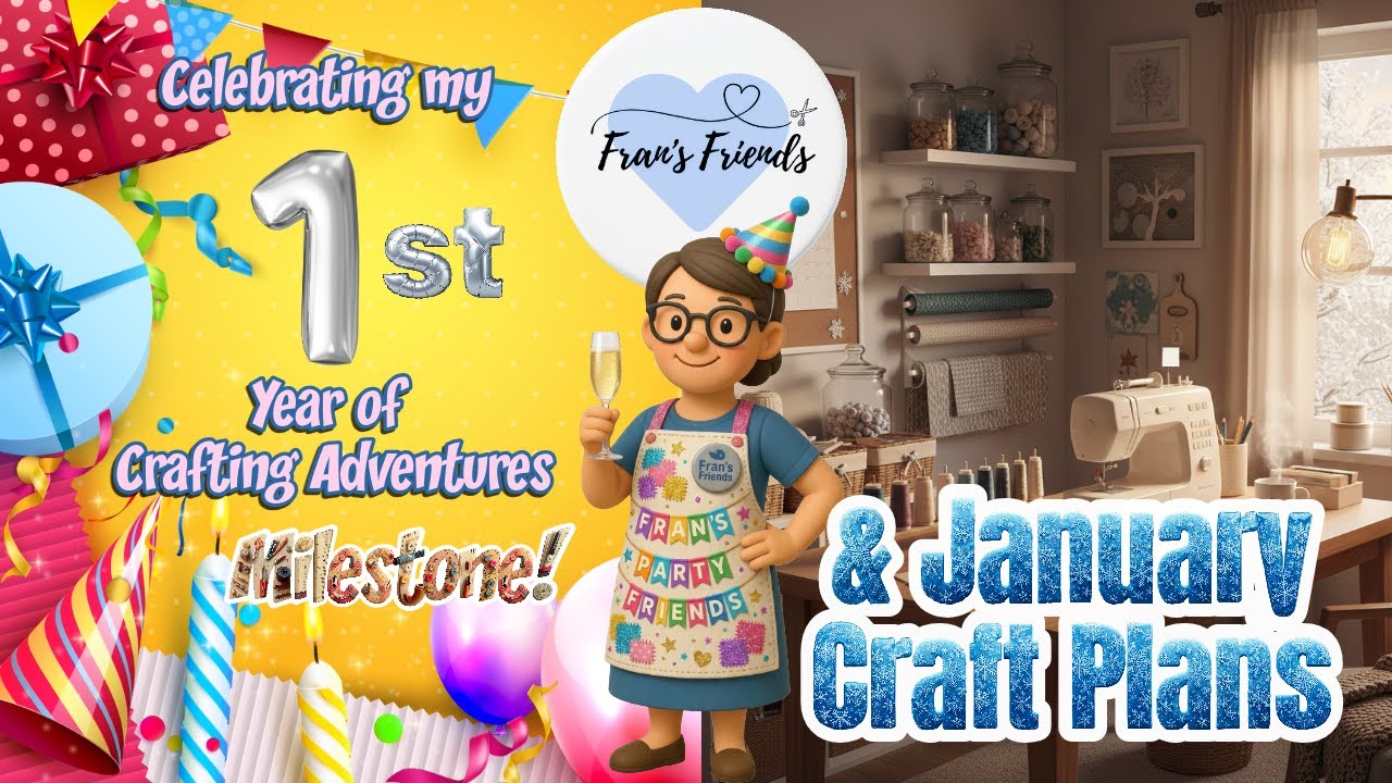 Fran's Friends Turns 1 & January Crafting Plans!