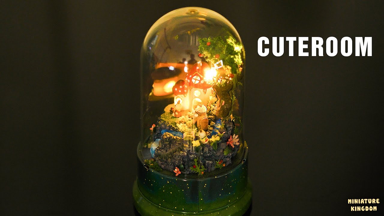 CUTEROOM The Garden Diary || Miniature Kingdom - Tự làm khu vườn nấm cổ tích