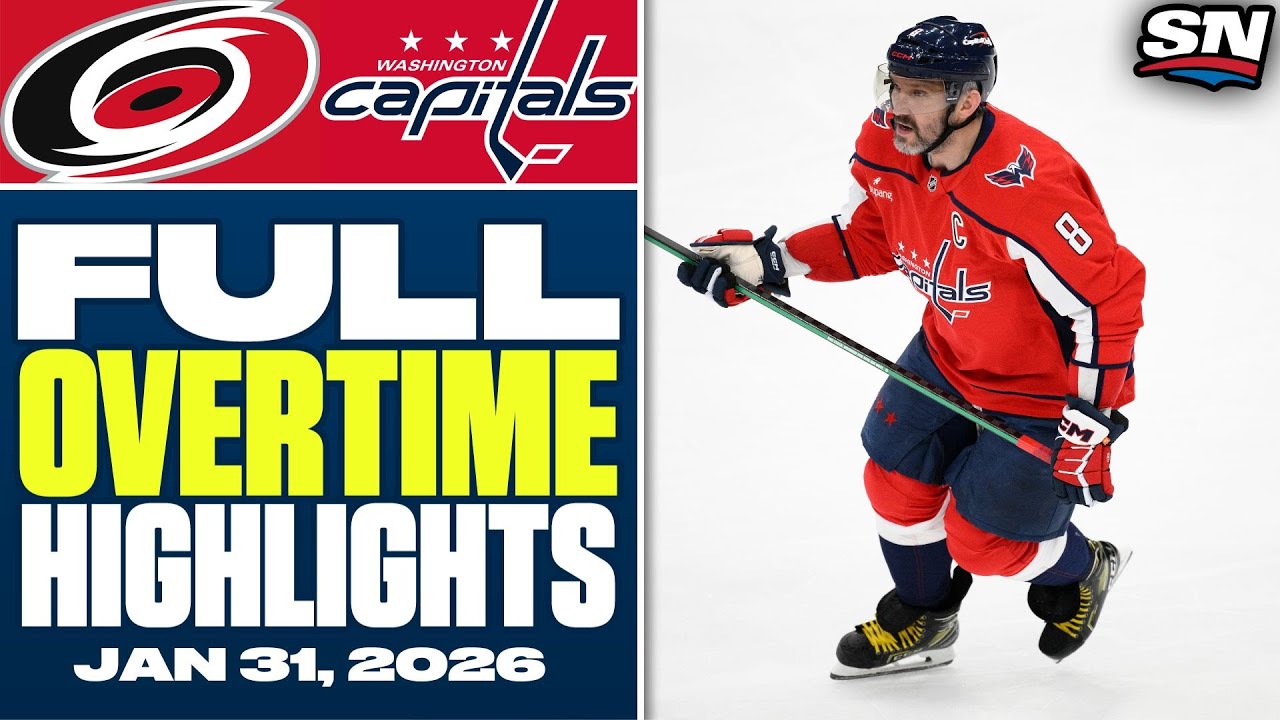Carolina Hurricanes at Washington Capitals | FULL Overtime Highlights - January 31, 2026