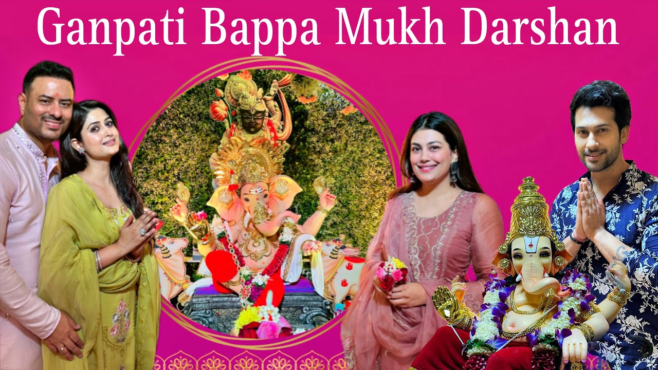 FINALLY  GANPATI FESTIVAL BEGINS || THAKUR JI KI BHAGWATAM KATHA AARAMBH || GANESH CHATURTHI DAY 1