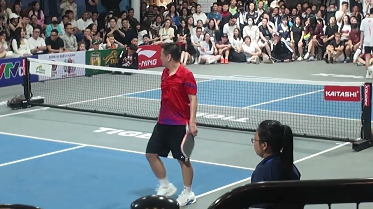 Trịnh Linh Giang - Triệu Cầu Lông với Nhật Minh - Rob Stirling Giải PICKLEBALL VTVCAB TIGER VŨ YÊN