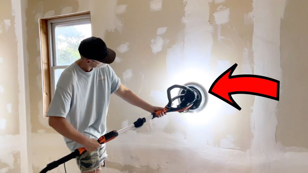VEVOR 900W Electric Drywall Sander, 12 Sanding Discs, Variable Speed 800-1800 RPM - Unboxing & Setup