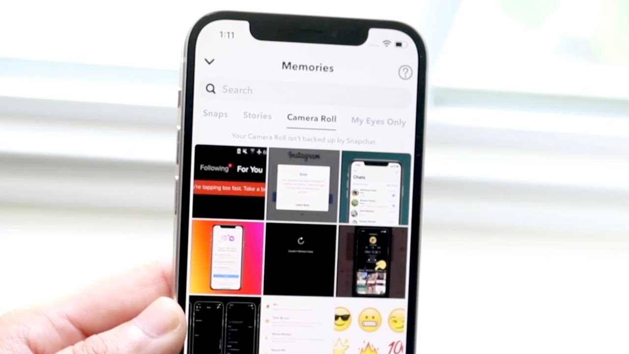 How To Send Old Photos As New Snapchat Photo! (2021)