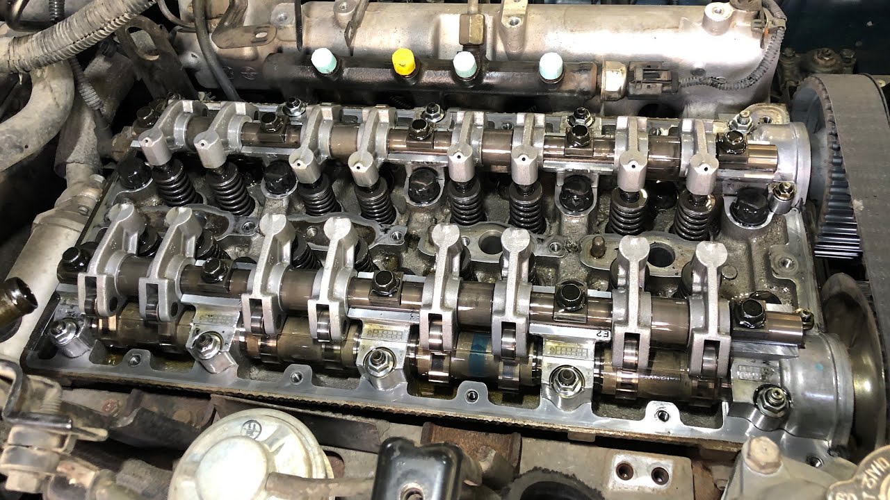 Hyundai Terracan(KIA2.9) Замена Гидрокомпенсаторов- ARM ASSY-ROCKER replacement- החלפת מרימים הדרבלי