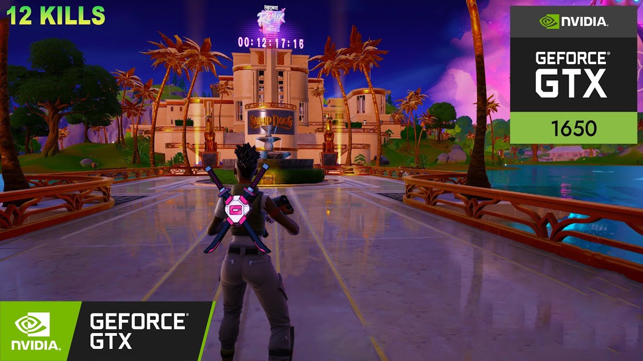 Fortnite : GTX 1650 4GB - i7 3770 - 16GB RAM ( 1080p Custom Settings )