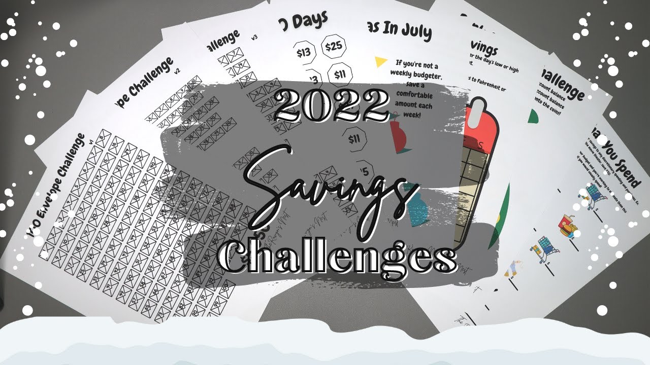 2022 SAVINGS CHALLENGES | 8 FUN SAVINGS CHALLENGES | SAVE $10,000 OR MORE IN 2022