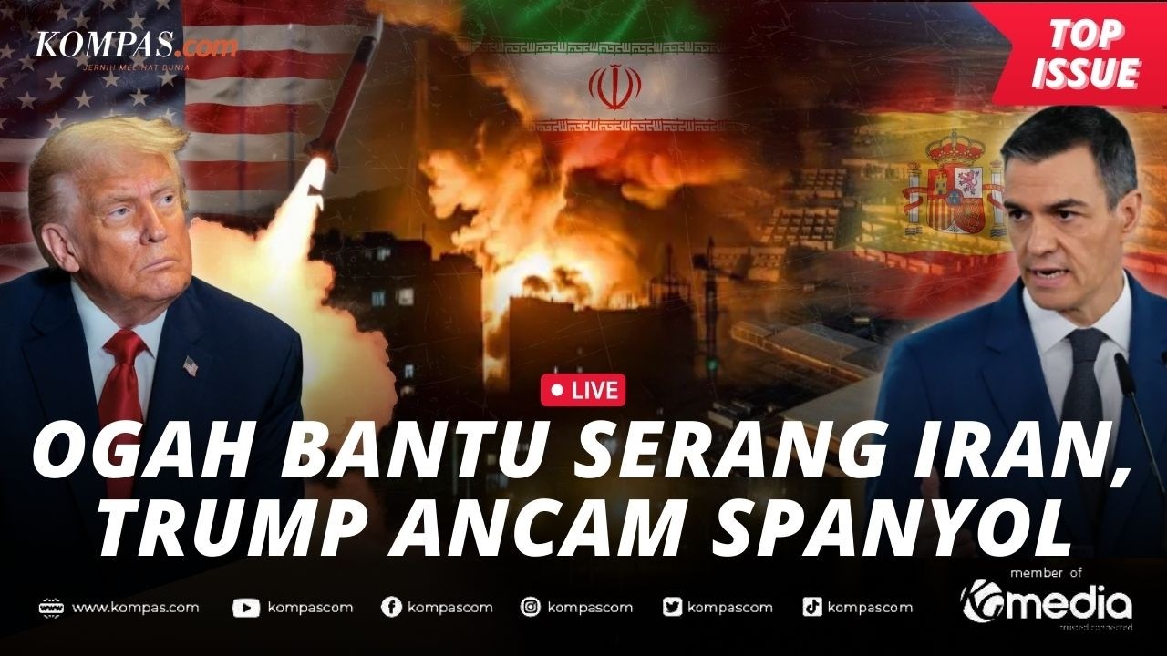 [LIVE] - Spanyol Tolak Bantu AS Serang Iran, Trump Beri Ancaman Keras