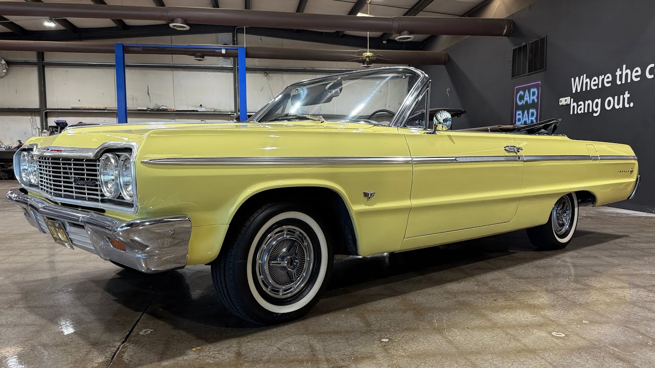 Продаётся кабриолет Chevy Impala SS 1964 года выпуска. Цена: 64 995 долларов. Доставка и кредит п...