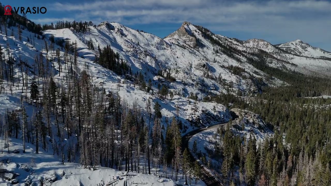 Lake Tahoe Magnificent Snow Capped Mountains