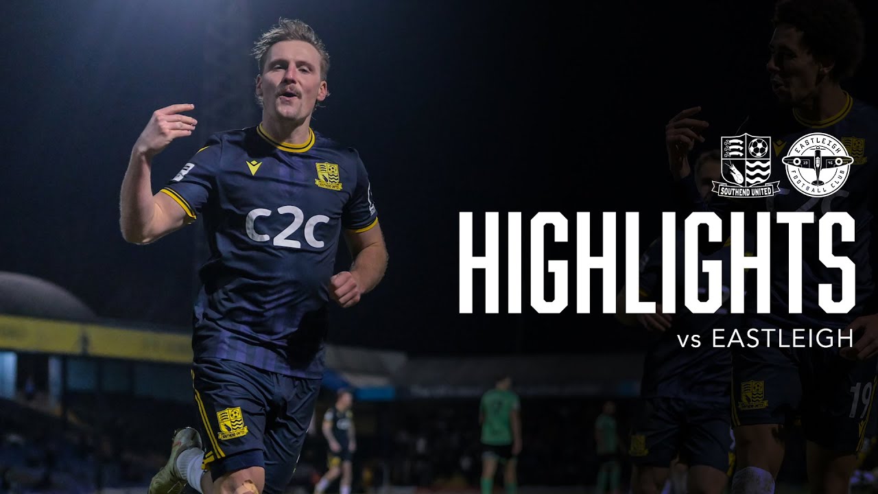 Highlights: Southend 4-1 Eastleigh