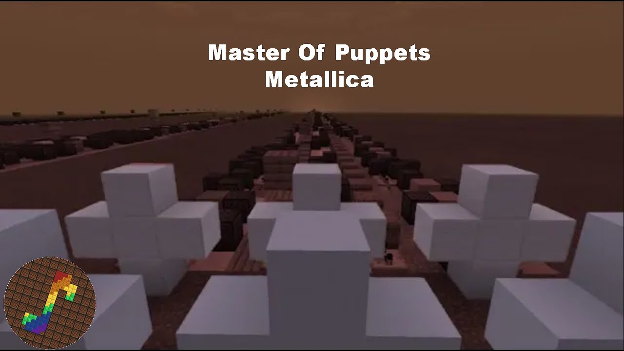 Master of Puppets - Metallica - Note block cover