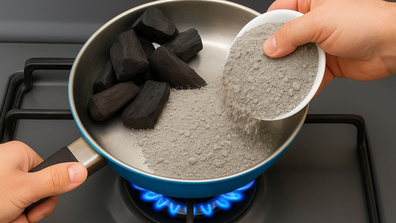 Mix Cement and Charcoal! Amazing Results You Won&rsquo;t Believe!