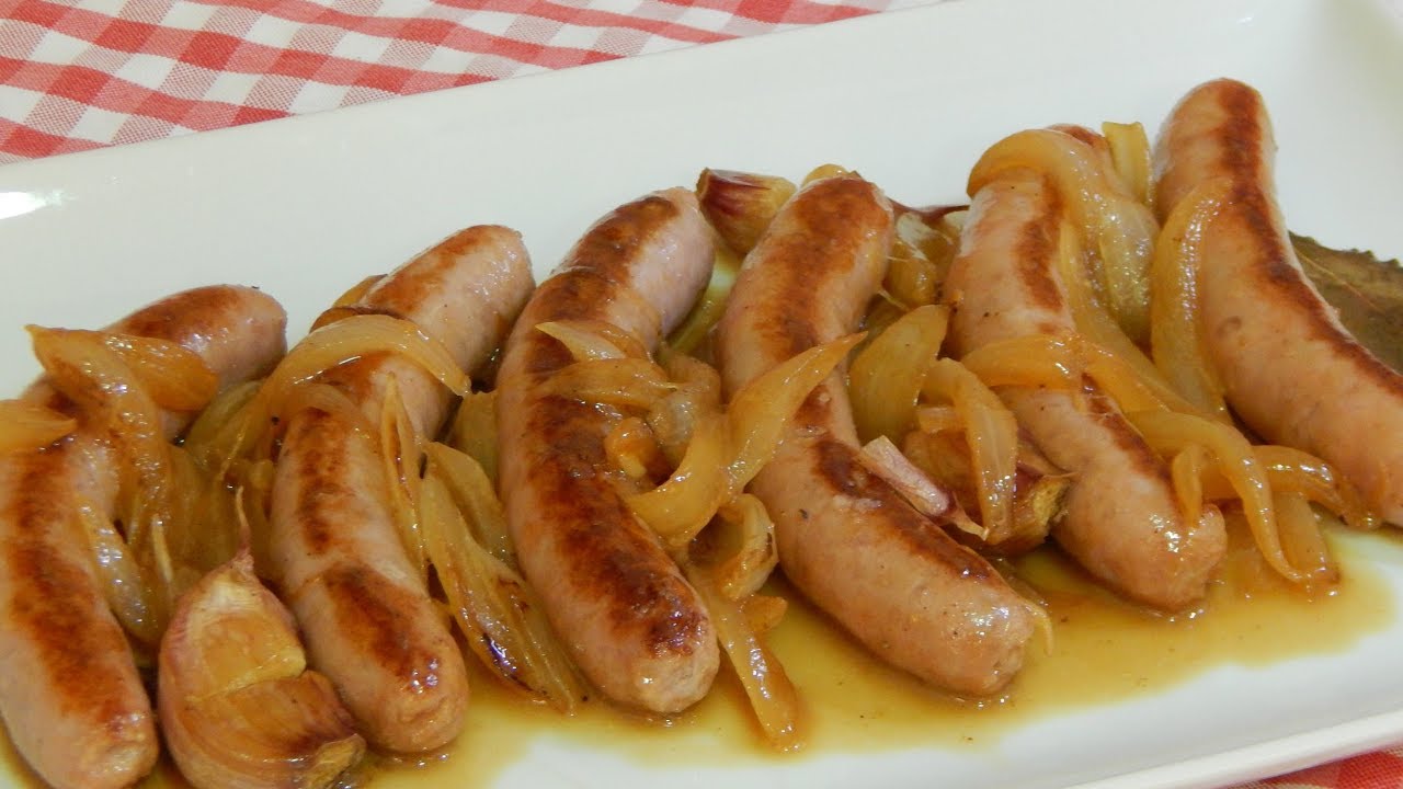 Salchichas a la Cerveza Receta fácil y económica