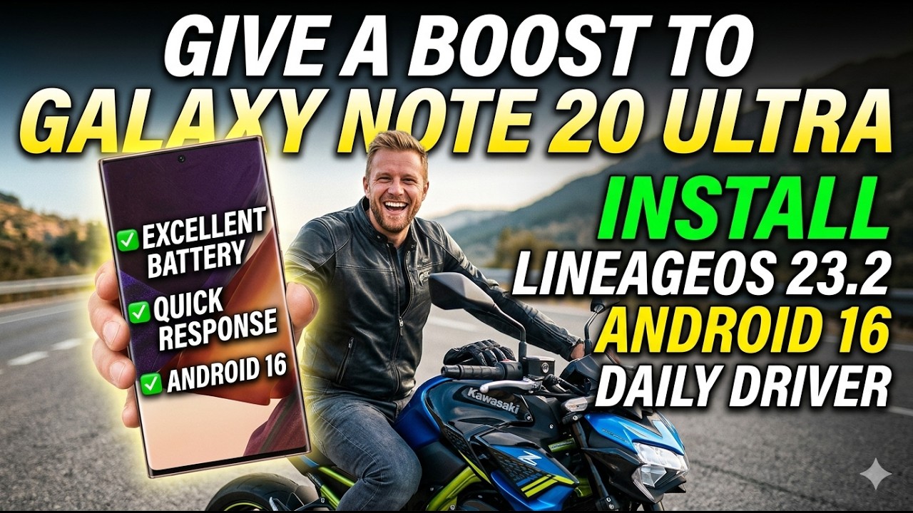 Установка LineageOS 23.2 Android 16 на Galaxy Note 20 Ultra: плавная прошивка