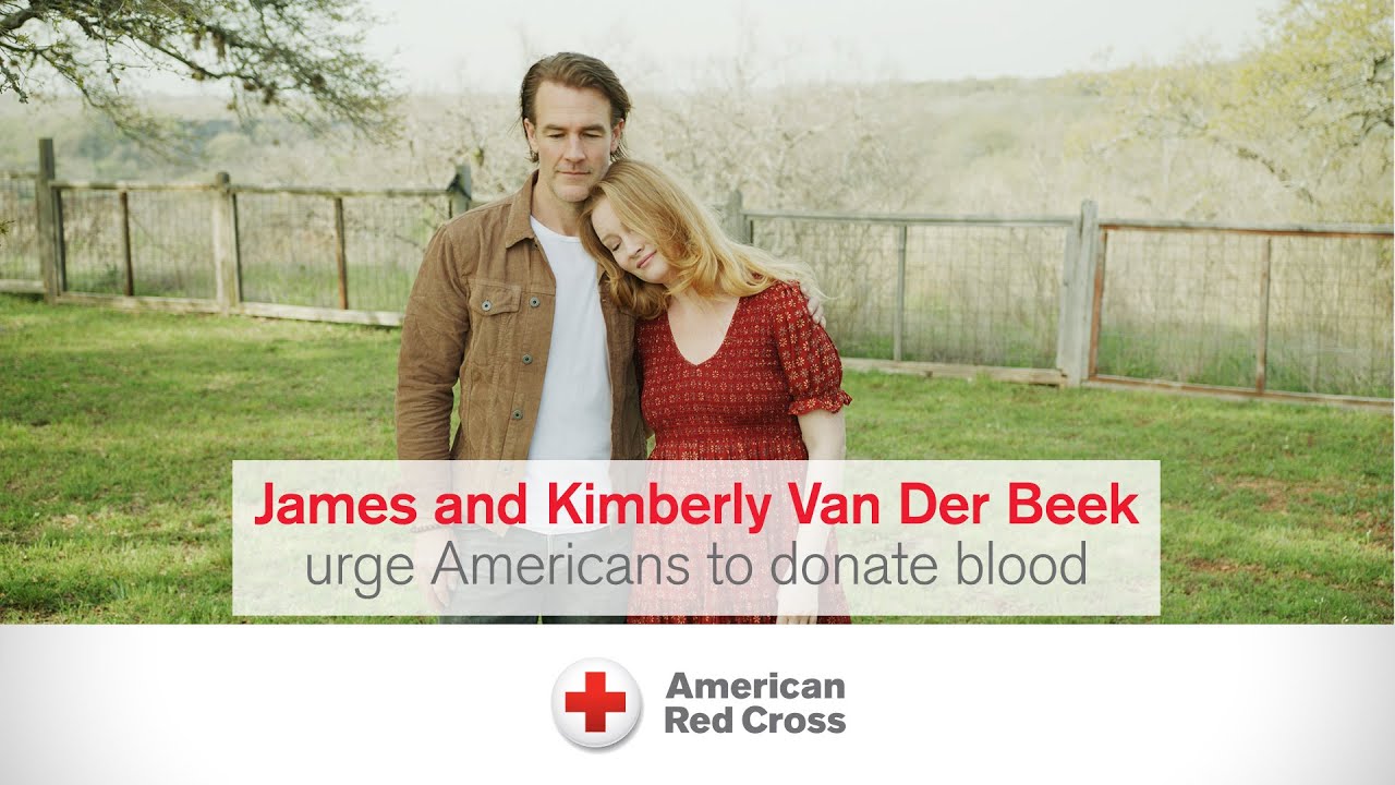 James and Kimberly Van Der Beek urge Americans to donate blood