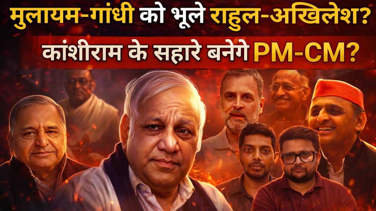 Mulayam Gandhi को Rahul Akhilesh। Kanshiram के सहारे बनेगे PM-CM । BSP। Mayawati। Janpath live