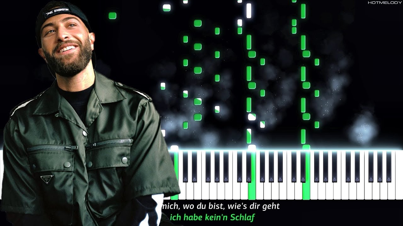 Nimo - KEIN SCHLAF feat. Hava | Piano Cover | Instrumental Karaoke, Lyrics