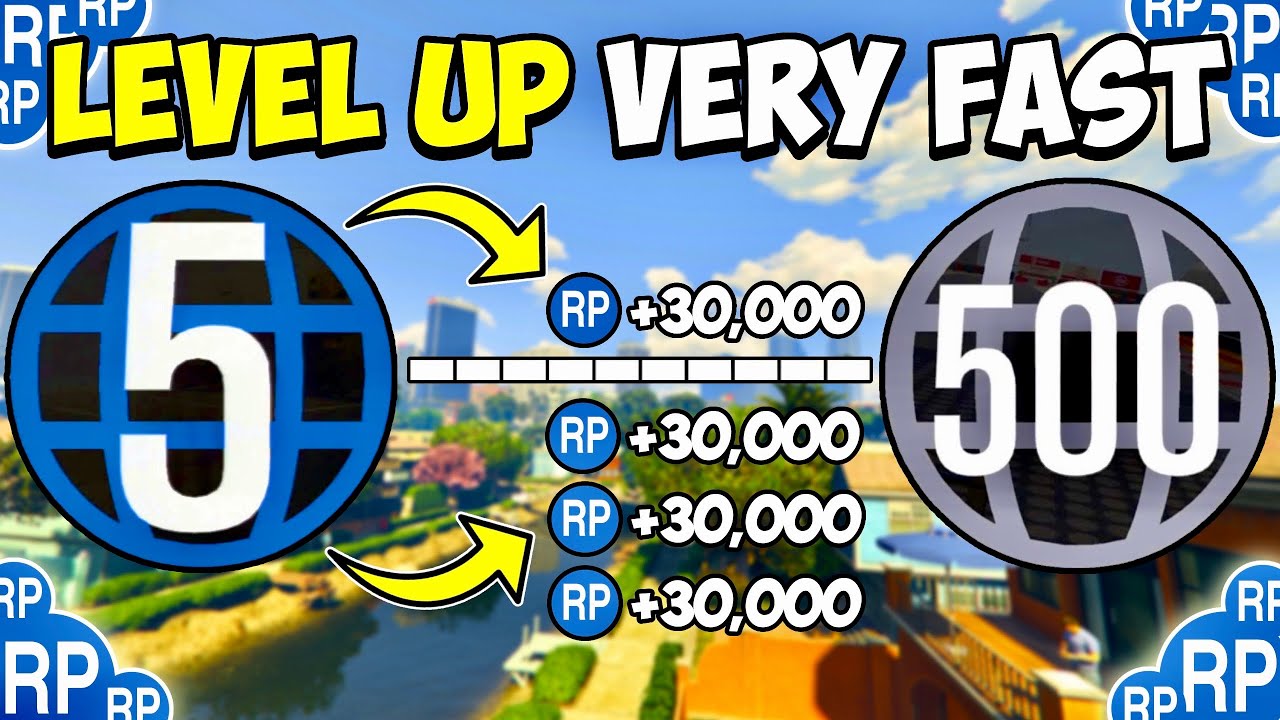 The FASTEST WAYS to LEVEL UP FAST in GTA Online! (BEST EVER RP GUIDE)