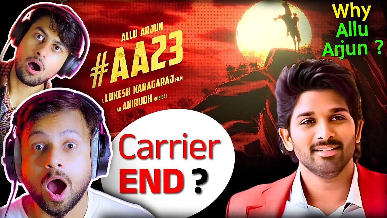 Allu Arjun’s : AA23 Annoucment Video Review🔥😳 | The Reacting Bros