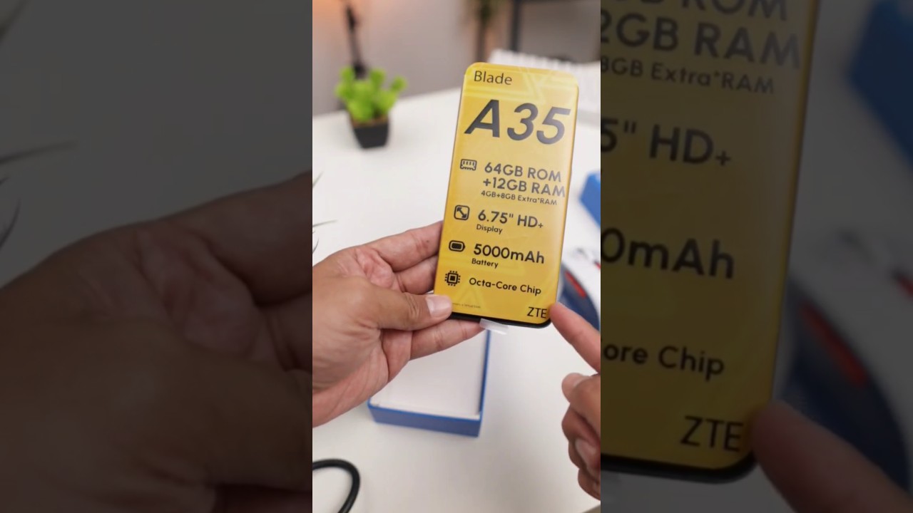Hp murah lagi nih mulai 800 ribuan ini adalah zte a35 #zte #ztebladea35