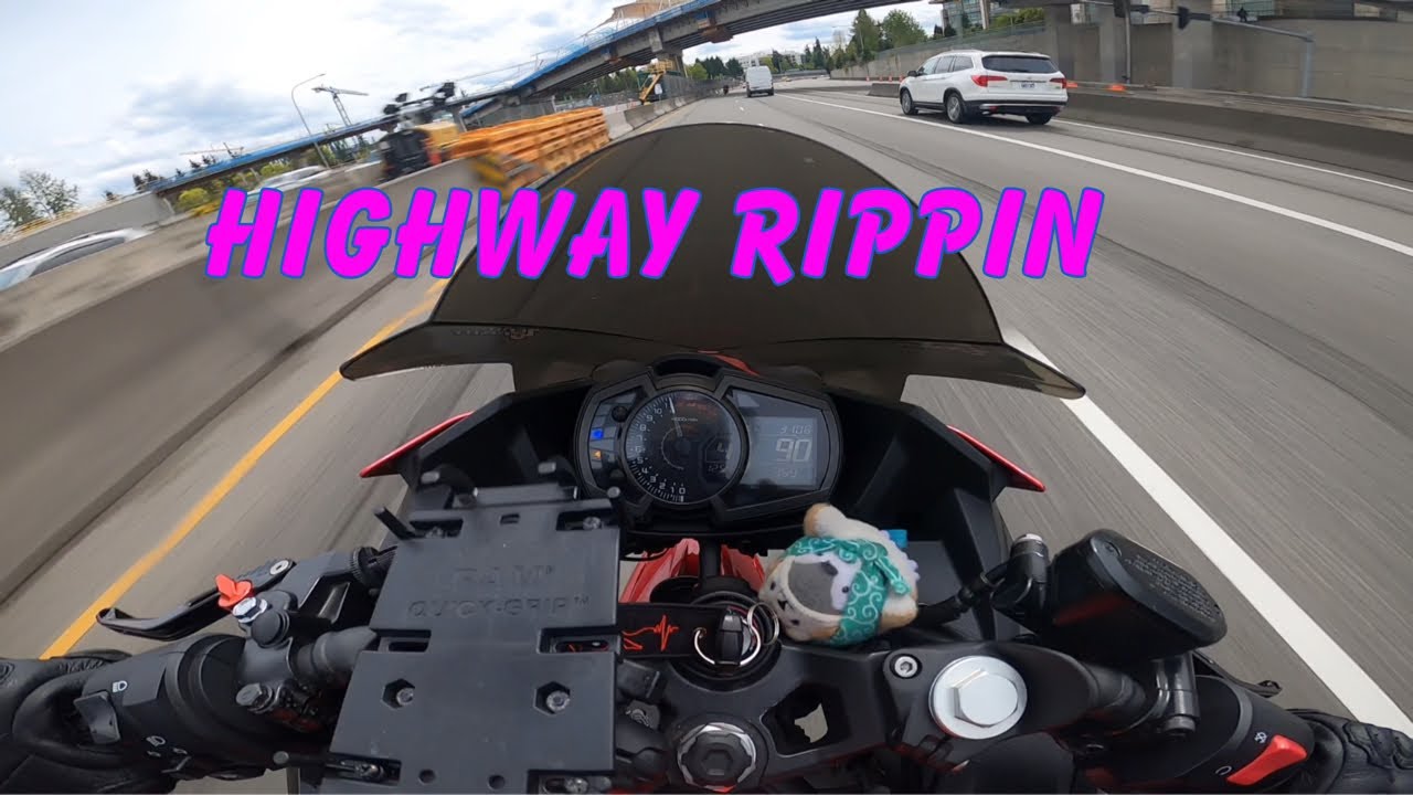 Chasing 1000cc on the Highway || Ninja 400