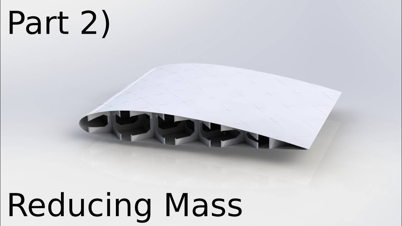 How to Design and 3D Print a RC Aircraft Wing (Reducing Mass) Part 2