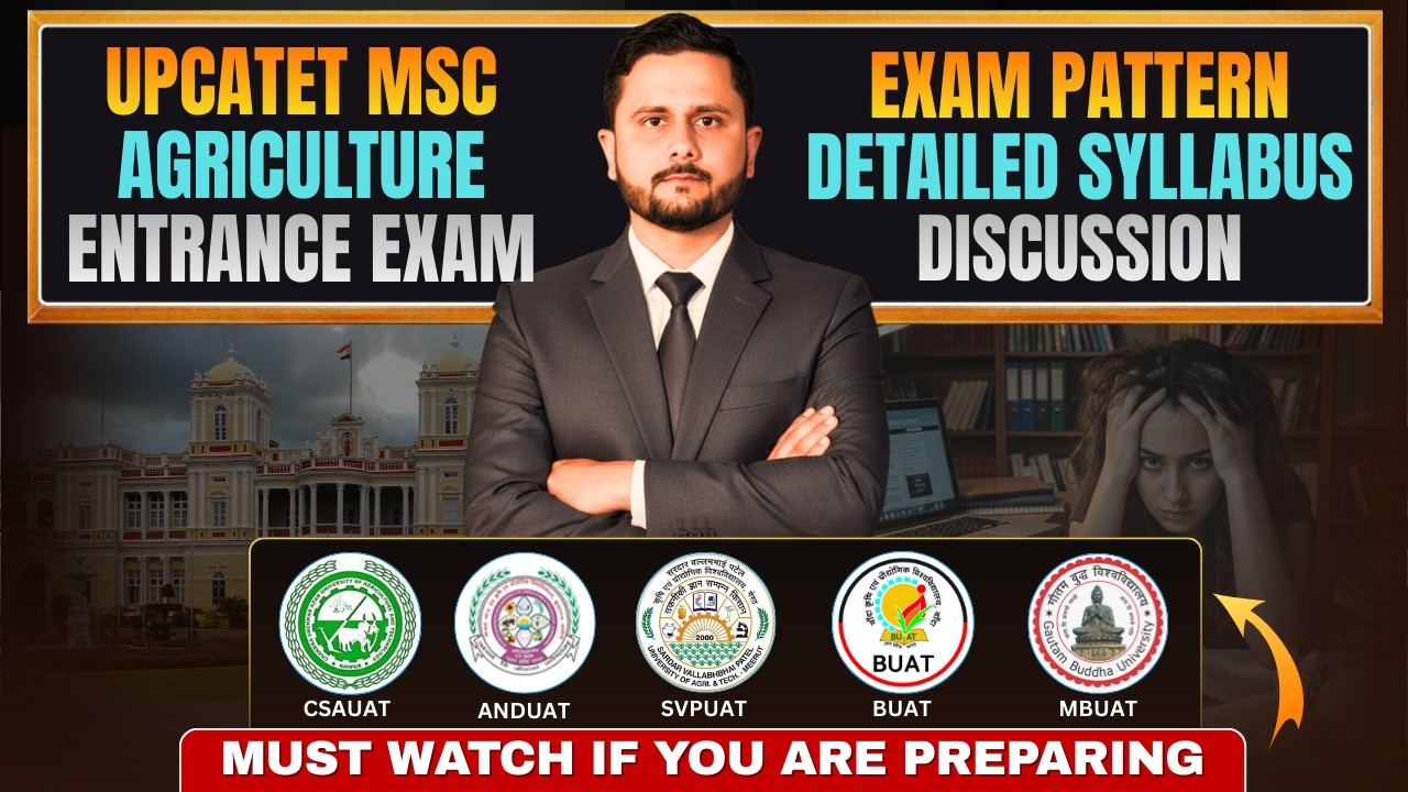 UPCATET MSc Agriculture Syllabus 2026 & Exam Pattern – Complete Preparation Guide | Agriculture & GK
