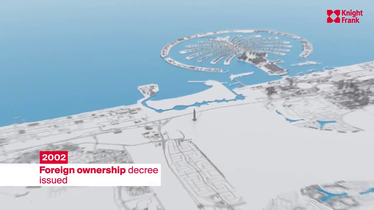 Dubai Evolution from 1960 to 2021 Time Lapse Video - Knight Frank Middle East