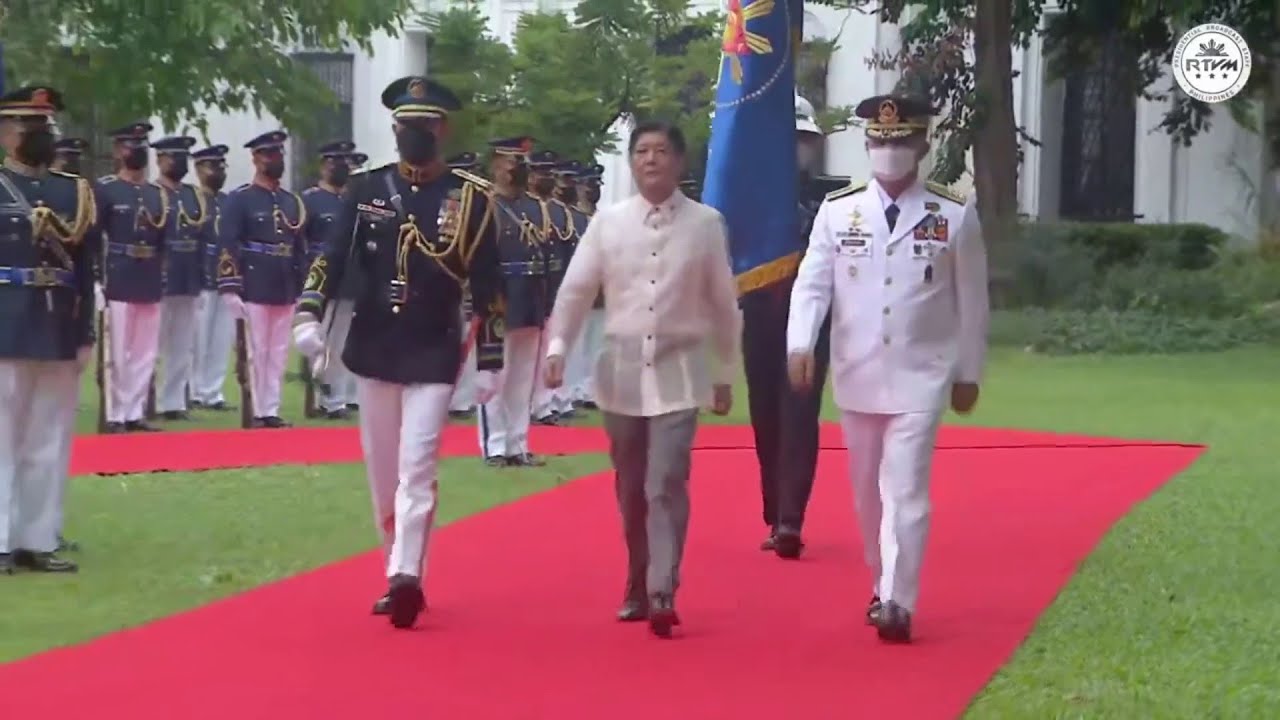 Arrival honors para kay President Bongbong Marcos, isinagawa sa Malacañang Palace