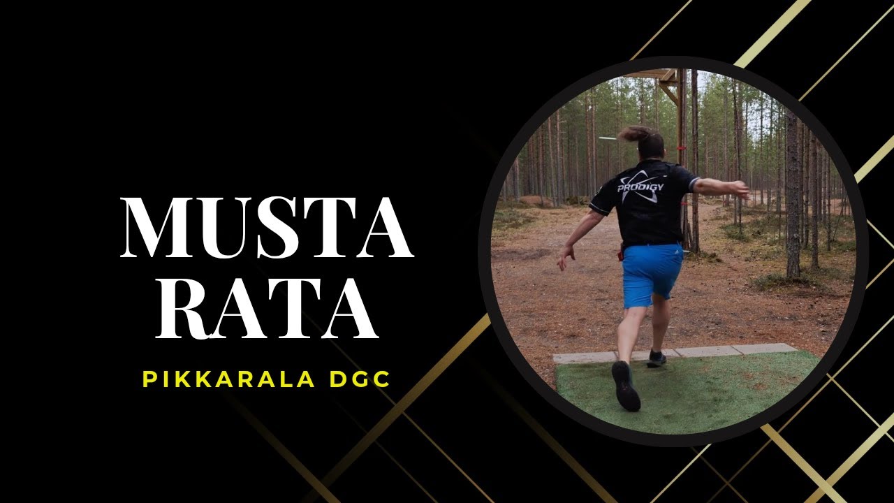 UUDISTUNUT PIKKARALA FRISBEEGOLF | MUSTA RATA