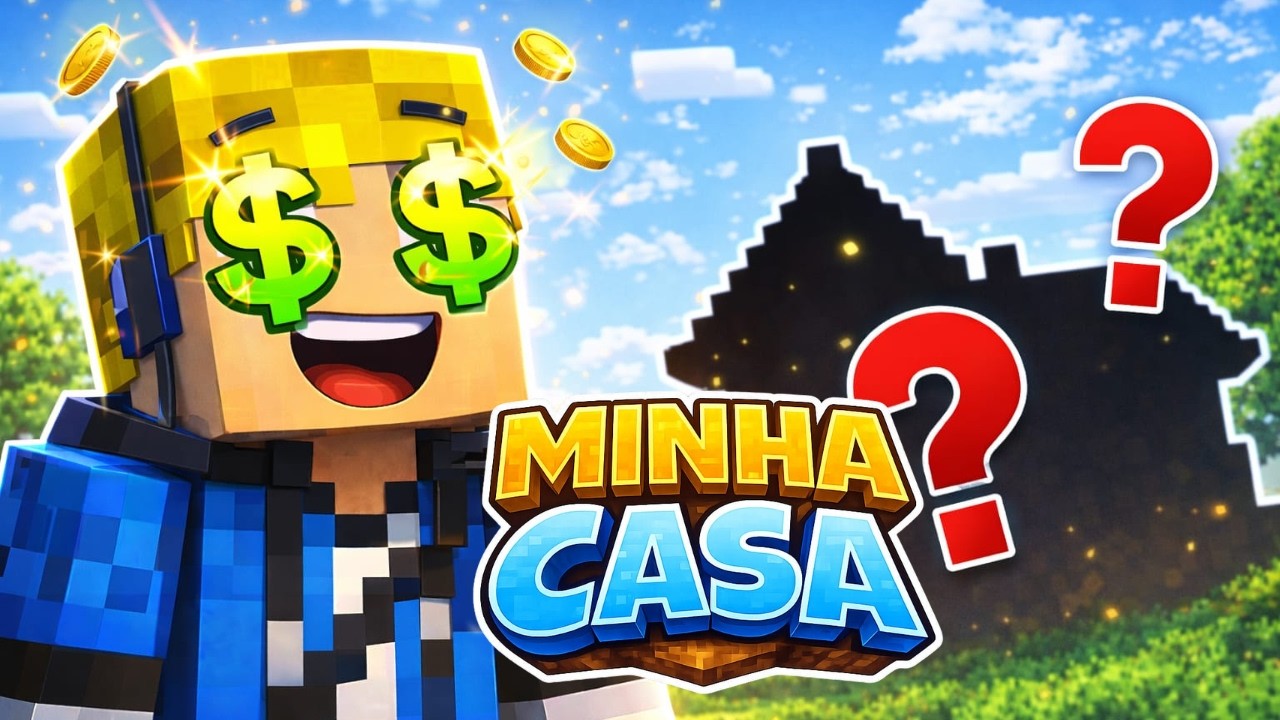 COMO EU CONSEGUI MINHA PRIMEIRA CASA NO MINECRAFT | SUNLIT VALLEY