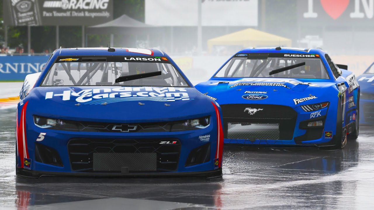 Racing NASCAR In The RAIN. It Was Remarkable.