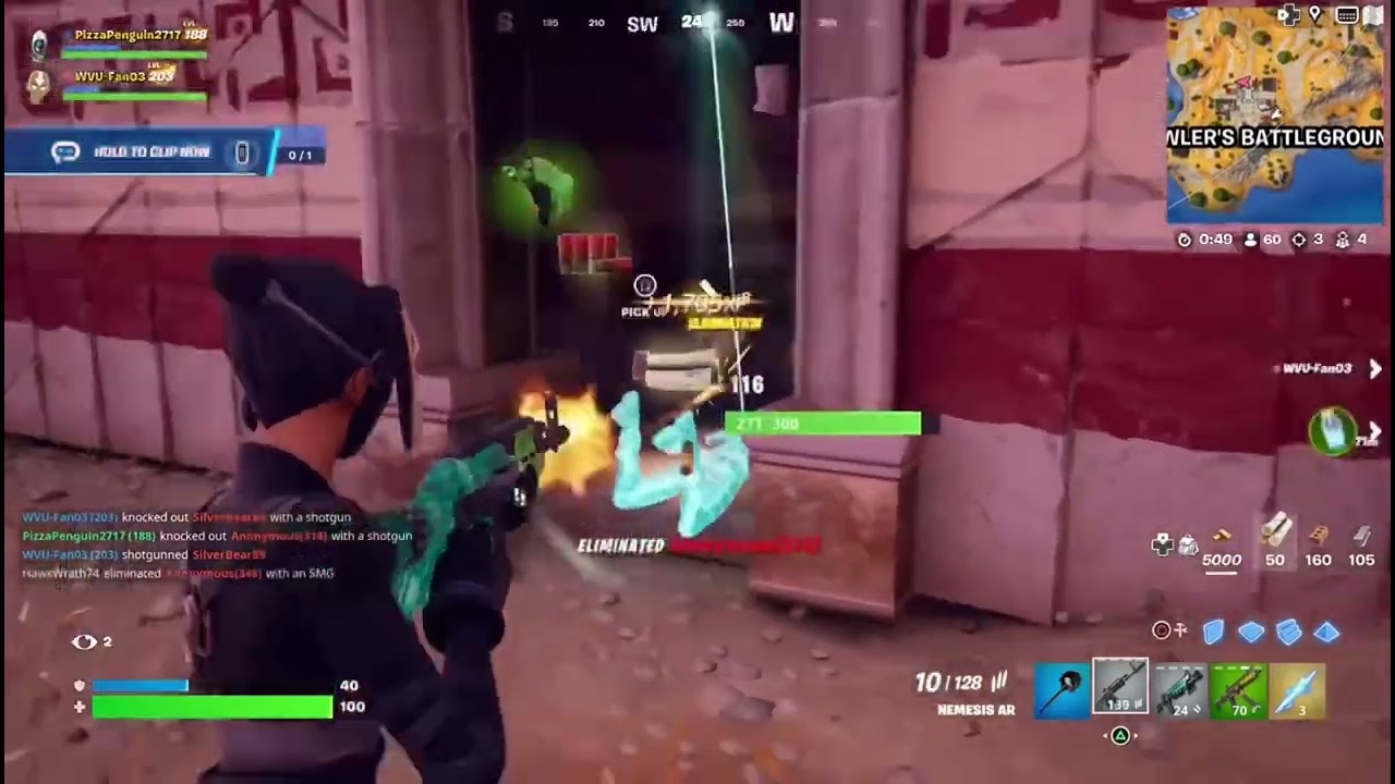 Fortnite kill compilation with @caveclan ￼