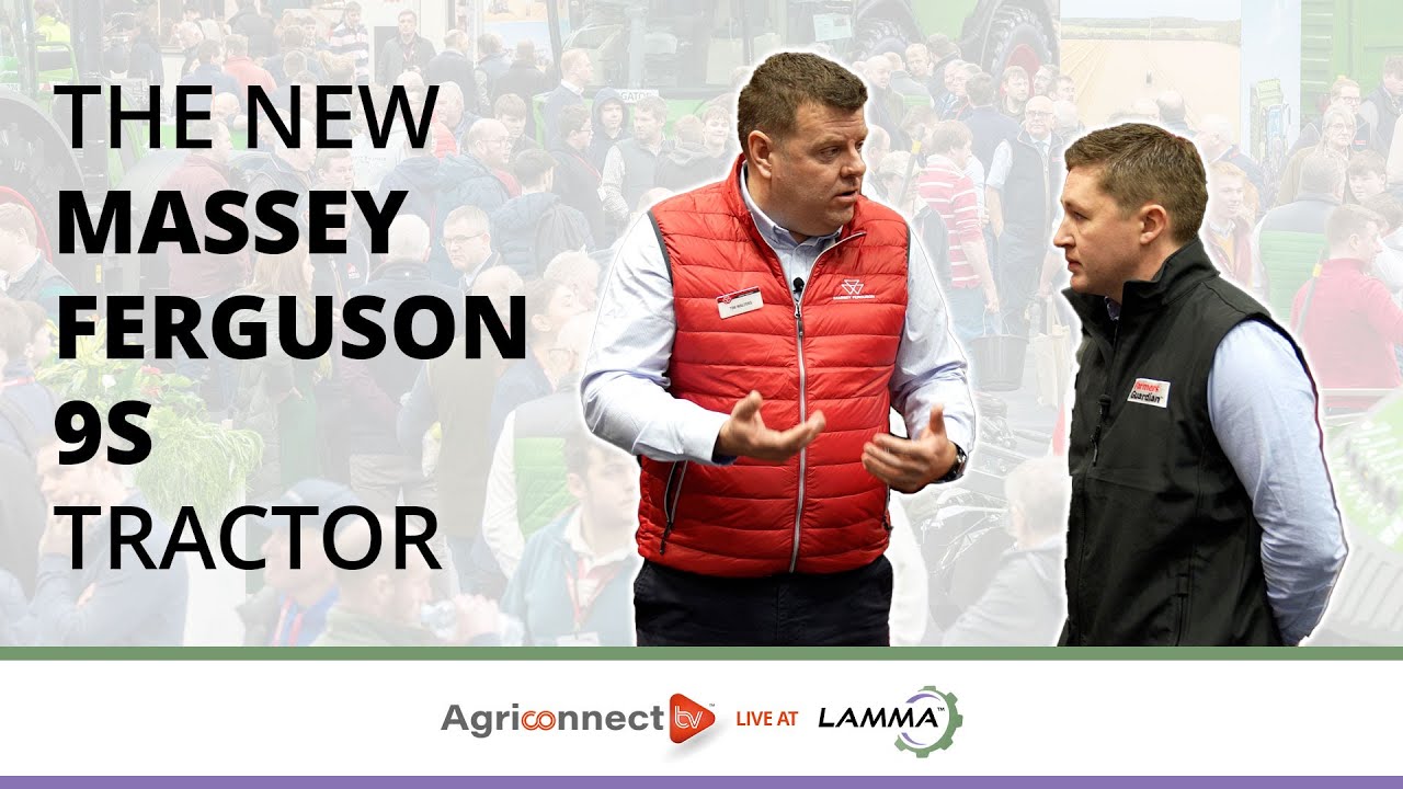 The NEW Massey Ferguson 9S - LAMMA 2024 (Agriconnect TV)