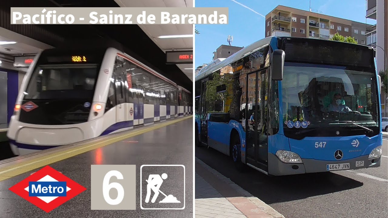 Obras en Pacífico - Sainz de Baranda L6 | Efectos de Obras