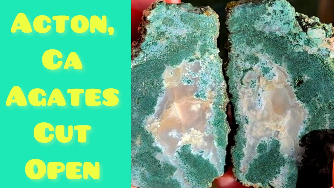 Cutting Agates From Acton, Ca